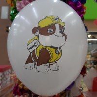 Шар латексный 14" - 35 см з принтом "Щенячий патруль, Крепыш" арт. 3003