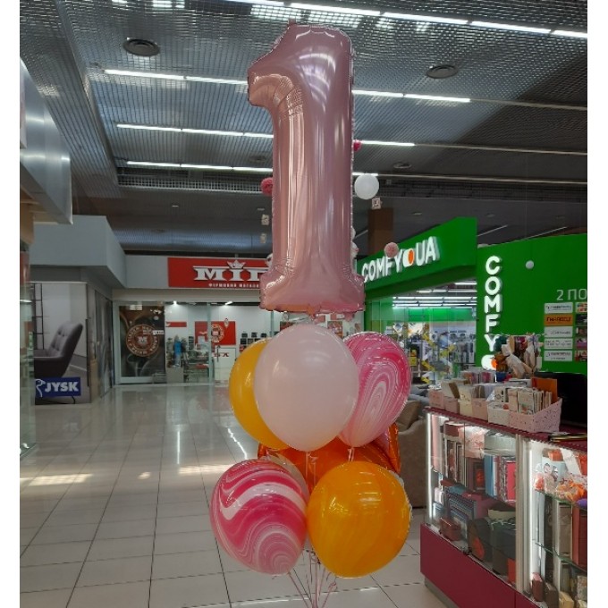 Гелиевые шары, композиция "Сказочная лисичка" арт. 358