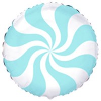 Фольгированный шар "Конфета Пастель голубая" 18" арт. 3202-0692