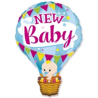 Воздушный шар с мальчиком/девочкой арт. 3207-3043