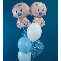Гелиевые шары, Композиция "Двойняшки" арт. 0195