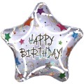 Фольгированный гелиевый шар «Звезда Нappy birthday» арт. 1203-0247