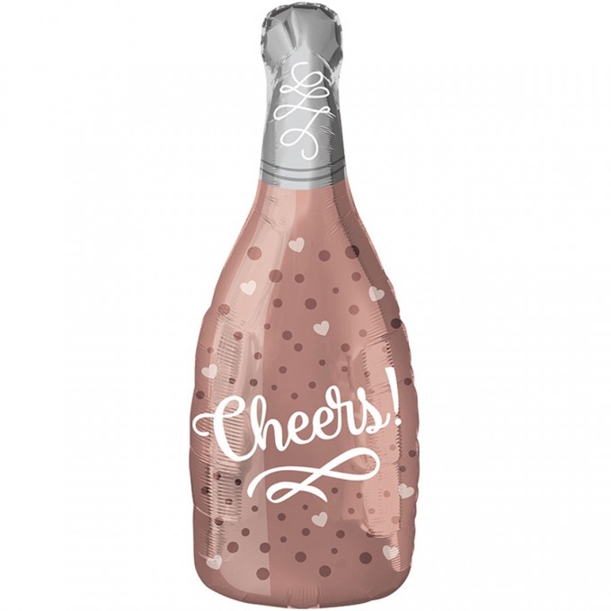 Фольгированный гелиевый шар «Бутылка cheers» арт. 3207-2045