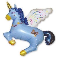 Фольгированная фигура «Единорог волшебный» .арт.1207-0940