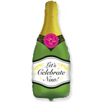 Фольгированный гелиевый шар "Бутылка шампанского" арт. 1207-0399