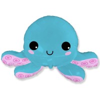 Фольгована гелієва кулька «Восьминіг» арт. 3207-3050