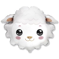 Фольгированный гелиевый шар "Овечка голова" арт. 3207-3013