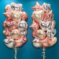 Гелиевые шары, композиция для девушки  "Наслаждение" арт. 0283