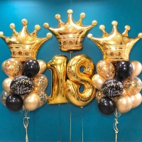 Гелиевые шары, композиция для девушки  "Клеопатра" арт. 0287