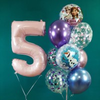 Гелиевые шары, композиция "Холодное сердце" арт. 067