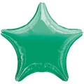 Фольгированная звезда 19"- 48 см металлик зеленая Ф арт. 1204-0098