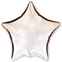Фольгированная звезда 45 см металлик серебряная Ф арт. 1204-0101