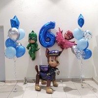 Гелиевые шары, композиция "Любимые герои" арт. 030