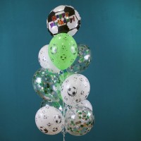 Гелиевые шары, композиция «Футбольная» арт. 006