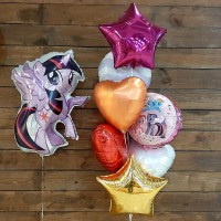 Гелиевые шары, композиция «My little pony» арт. 015
