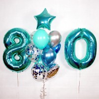 Гелиевые шары, композиция "Тиффани" арт. 061