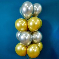Гелиевые шары, композиция "Яркий хром" арт. 046