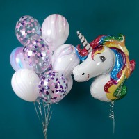 Гелиевые шары, композиция "Сказочная радуга" арт. 055