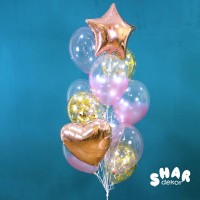 Гелиевые шары, композиция "Шарм" арт. 074