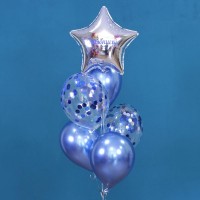 Гелиевые шары, композиция "Сияние" арт. 080