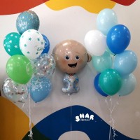 Гелиевые шары, композиция на выписку "Выписка малыша" арт. 095