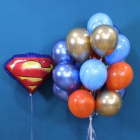 Гелиевые шары, композиция "Супермен" арт. 0136