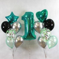 Гелиевые шары, композиция "Морской бриз" арт. 0140