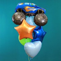 Гелиевые шары, композиция "Jeep-twister" арт. 0139