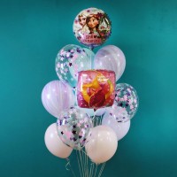 Гелиевые шары, композиция "Сказочные Принцессы" арт. 0120