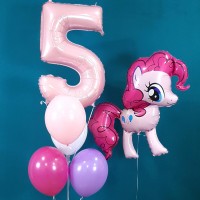Гелиевые шары, композиция "Любимый пони" арт. 0218
