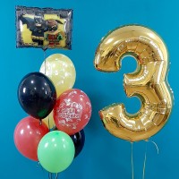 Гелиевые шары, композиция "Супергерой" арт. 0225