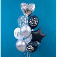 Гелиевые шары, композиция "Лучшему из лучших" арт. 0194