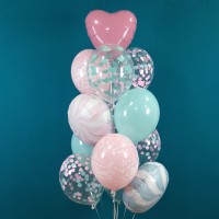 Гелиевые шары, композиция "Карамель" арт. 0186