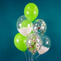 Гелиевые шары, композиция "Ваниль" арт. 0229