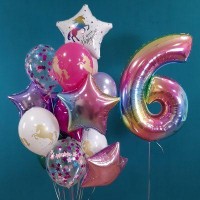 Гелиевые шары, композиция "Мечты сбываются" арт. 0178