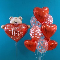 Гелиевые шары, композиция "Признание" арт. 0172