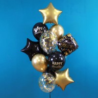 Гелиевые шары, композиция "Звездный час" арт. 0119