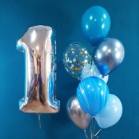Гелиевые шары, композиция "Мой первый праздник" арт. 0203