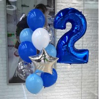 Гелиевые шары, композиция "Лагуна" арт. 0202
