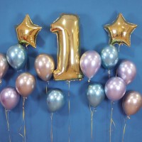 Гелиевые шары, композиция "Салют" арт. 062