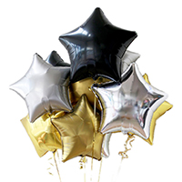 Звезды, Сердца, Круги 45см.