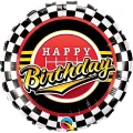 Фольгована кулька "Нappy birthday гонки" 18" арт. 3202-0242